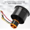 50mm EDF 12 Blades Ducted Fan with QF26115000KV 34S RC Brushless Motor Balance Tested for RC Airplane (CW view 3
