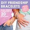 Creativity for Kids Friendship Bracelet Making Kit - Create 20 DIY Charm Bracelets, Arts and Craft Kits for Girls and Tweens (Ages 7+) view 2