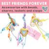 Creativity for Kids Friendship Bracelet Making Kit - Create 20 DIY Charm Bracelets, Arts and Craft Kits for Girls and Tweens (Ages 7+) view 4