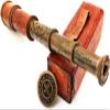 Vintage Brass Telescope Pullout Telescope Antique Brass Marine Telescope Antique Collectibles Telescope view 1