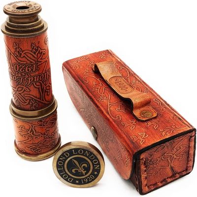 New Brass Telescope Pullout Telescope Antique Brass Marine Telescope Antique Collectibles Telescope