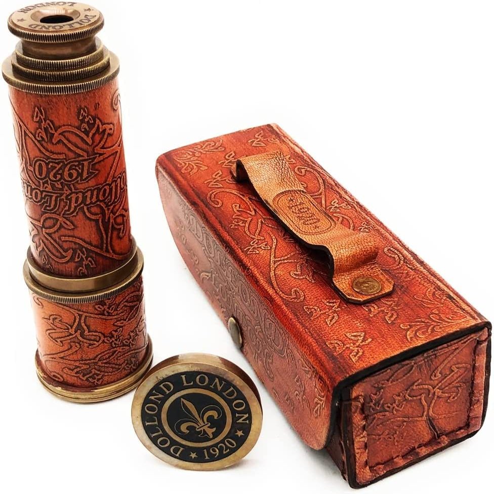 New Brass Telescope Pullout Telescope Antique Brass Marine Telescope Antique Collectibles Telescope
