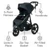 BOB Gear Wayfinder Jogging Stroller with Independent Dual Suspension, Air-Filled Tires, and 75-Pound Weight Capacity, Nightfall view 3