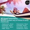 All Good Sports Mineral Sunscreen Butter Stick for Face, Nose, Ears - UVA/UVB Broad Spectrum SPF 50, Coral Reef Friendly, Water Resistant, Zinc Oxide, Coconut Oil, Beeswax, Vitamin E (2.75 oz)(3-pack) view 4
