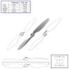 Dancing Wings Hobby 5pcs/Lot APC Style Propeller 7" 8" 9" 10" Grey Blade Part for RC Model Airplane Quadcopter Multi-Rotor Racing Drone (7 * 5 CW) view 2