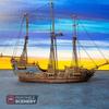 Frigate MK2 Ship DND Terrain 28mm for Dungeons and Dragons, D&D, Pathfinder, Warhammer 40k, RPG, Miniatures, Age of Sigmar, Tabletop, D and D, Dungeons and Dragons Gifts view 1