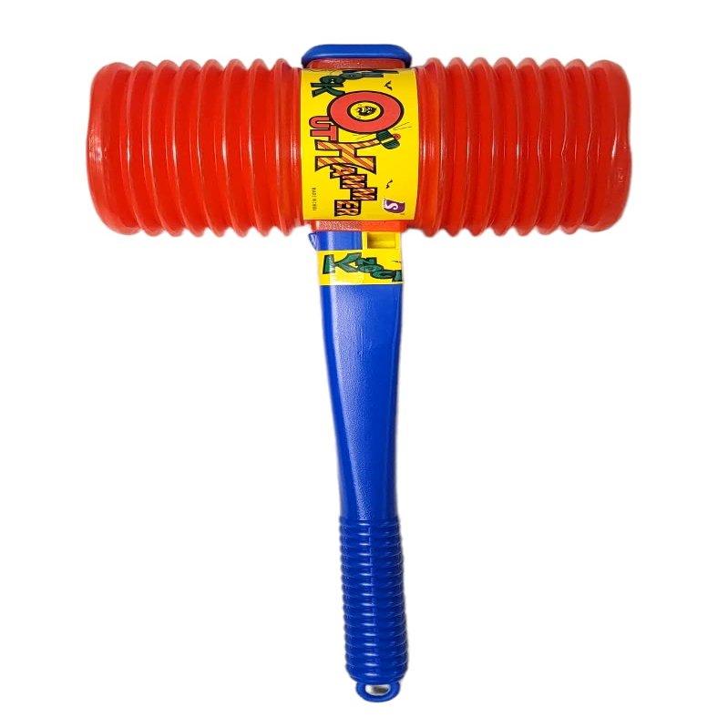Zugar Land Giant Squeaky Circus Carnival Clown Hammer (15") Makes a Funny Squeaky Noise! Assorted Colors. Plastic.