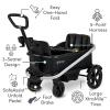 BOB Gear Renegade Foldable Stroller Wagon with 3 Seats, 5-Point Harness System, All-Terrain Tires, and Push and Pull Handle, Nightfall view 3