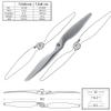 Dancing Wings Hobby 5pcs/Lot APC Style Propeller 7" 8" 9" 10" 11" 12" 13" 14" Grey Blade Part for RC Model Airplane Quadcopter Multi-Rotor Racing Drone (12 * 6 CW) view 2