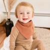 Konssy 8-Pack Muslin Baby Bibs, Absorbent Bandana Drool, 100% Cotton Unisex Baby Bibs for Teething and Drooling view 3