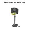 Replacement Part for Fisher-Price Grow-to-Pro Basketball - L5807 ~ Replacement Hoop ~ Includes 1 Green Ring and 1 White Basketball Net view 3