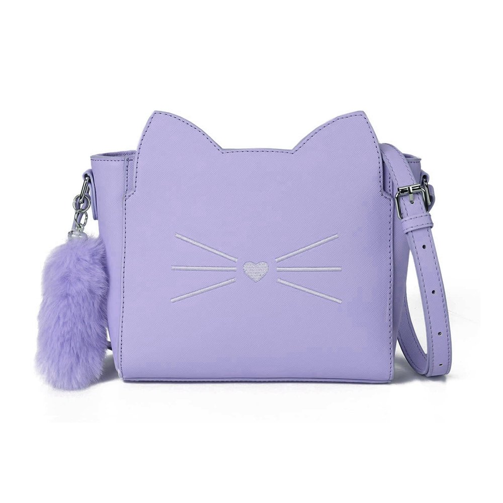 Kawaii Cat Purse for Girls and Teens, Small Kitty Bag and Novelty Gifts