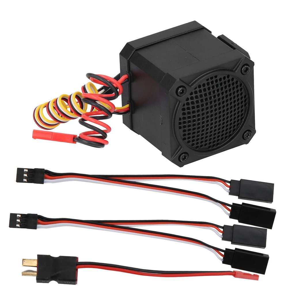 Drfeify RC Engine Sound Simulator, AUX Channel RC Car 10 Sound Simulator for RC Car Model