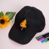 Yookat Kids Baseball Cap - Medium, Black - DIY Hat for Kids - 10 Pieces - Costume Headwear for Birthday, School Events, Theme Parties, Beach, Baseball, Golf, Fishing, Camping view 4