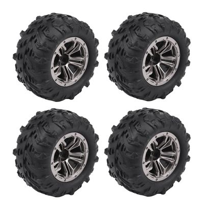 pizarra 4Pcs 80mm Wheel Tire Tyre for Xinlehong Q901 Q902 Q903 9130 9136 9137 9138 1/16 RC Car Upgrade Parts,1