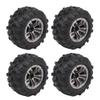 pizarra 4Pcs 80mm Wheel Tire Tyre for Xinlehong Q901 Q902 Q903 9130 9136 9137 9138 1/16 RC Car Upgrade Parts,1 view 1