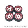 MACIMO 12Pcs Rubber Tyre Tires Wheel for K969 K989 P929 Iw04M Iw02 Mini-Z Mini-D Mini-Q 1/28 RC Car view 2