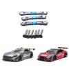 MACIMO 9Pcs Metal Steering Tie Rod Link Rod for TT02 TT02T 1/10 RC Car Parts Accessories,Blue view 4