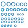 BRKRC 39PCS Wheel Hub Axle Blue Sealed Ball Bearing Kit for Tra-xxas TRX-4 Bronco TRX4 1/10 RC Crawler Car Upgrade Parts view 3
