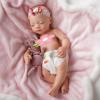 BABESIDE Lifelike Reborn Baby Dolls Silicone Full Body 16 Inch (Weight 4 lb) Silicone Reborn Baby Dolls Anatomically Correct Sleeping Baby Girl Real Life Baby Doll with Gift Box view 2
