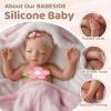BABESIDE Lifelike Reborn Baby Dolls Silicone Full Body 16 Inch (Weight 4 lb) Silicone Reborn Baby Dolls Anatomically Correct Sleeping Baby Girl Real Life Baby Doll with Gift Box view 3
