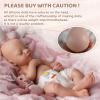 BABESIDE Lifelike Reborn Baby Dolls Silicone Full Body 16 Inch (Weight 4 lb) Silicone Reborn Baby Dolls Anatomically Correct Sleeping Baby Girl Real Life Baby Doll with Gift Box view 4