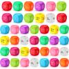 40 Pcs Motivational Foam Cubes Stress Ball with Quotes, Square Encouraging Stress Balls Dice Shaped Foam Stress Relief Toys for Kids Adults Classroom School Supplies view 1