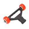 Lyzeous Double Wheel Wheelie Bar for 1/5 ARRMA KRATON 8S Outcast 8S RC Car Parts Accessories,Red view 4