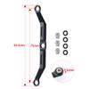 1/18th Aluminum Steering Link Linkage Upgrade for TRX4-M 1:18 RC Crawler Car Parts (Black) view 3