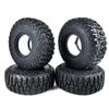 QUPA AM STORE 2.9" Beadlock Wheel Tires for 1/6 Axial SCX6 AXI05000 JLU Wrangler RC Crawler Car (A) view 1