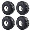 QUPA AM STORE 2.9" Beadlock Wheel Tires for 1/6 Axial SCX6 AXI05000 JLU Wrangler RC Crawler Car (A) view 2
