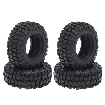 Lyzeous 4PCS 48mm 1.0 Tires Tyre for 1/24 RC Crawler Car Axial SCX24 90081 AXI00002 Upgrade Parts