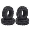 Lyzeous 4PCS 48mm 1.0 Tires Tyre for 1/24 RC Crawler Car Axial SCX24 90081 AXI00002 Upgrade Parts view 1