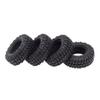 Lyzeous 4PCS 48mm 1.0 Tires Tyre for 1/24 RC Crawler Car Axial SCX24 90081 AXI00002 Upgrade Parts view 2