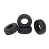 Lyzeous 4PCS 48mm 1.0 Tires Tyre for 1/24 RC Crawler Car Axial SCX24 90081 AXI00002 Upgrade Parts view 3