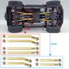 RCLIONS Higher Extra Clearance Links Set Linkage for TRX4M Upgrades 1/18th RC Crawler Car Parts Heavy Weight 62g view 2