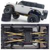 RCLIONS Higher Extra Clearance Links Set Linkage for TRX4M Upgrades 1/18th RC Crawler Car Parts Heavy Weight 62g view 3
