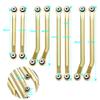 RCLIONS Higher Extra Clearance Links Set Linkage for TRX4M Upgrades 1/18th RC Crawler Car Parts Heavy Weight 62g view 4