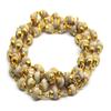 Aashita Creations White Tulsi Golden Cap Beads Mala for Boys & Girls. view 1