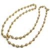 Aashita Creations White Tulsi Golden Cap Beads Mala for Boys & Girls. view 2