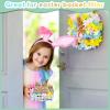 120 Pcs/ 12 Sets 360 Pcs/ 36 Sets Easter Themed Tic Tac Toe Include Mini Rabbit and Carrots Game Pieces Burlap Drawstring Gift Bags for Easter Games Classroom Party Supplies Goody Bag Fillers view 4