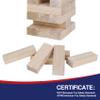 GOTHINK Giant Tumble Tower Game, Large Tumbling Tower Stacking to Over 3.2 FT 60pcs Wooden Jumbo Blocks for Outside Yard Games w/Carry Case Timber Stacking Game Night Toy Gift for Kids Adults Family view 4