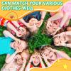 BBTO 100 Pcs 10 Colors Silicone Bracelets 8.3 Inch Adjustable Rubber Bracelets Bulk Cute Wristbands with Holes for Shoe Party Birthday Back to School Gifts view 4