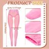 Sotiff 10 Pairs Doll Lace Stockings Handmade Long Sock Christmas Doll Accessories Legging for DIY Clothes Toy(Delicate Style) view 3