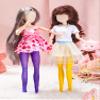 Sotiff 10 Pairs Doll Lace Stockings Handmade Long Sock Christmas Doll Accessories Legging for DIY Clothes Toy(Delicate Style) view 4
