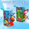 2PCS Baby Books 0-6 Months Infant Toys 0-3 3-6 6-12 Months Baby Tummy Time Sensory Toys 3 4 6 Month Newborn Essentials Must Haves Crinkle Touch Feel Busy Book for Babies Boys Girls Easter Shower Gifts view 2