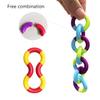 30 PCS Quiet Fidgets Toys,Multicolor Fidget Toys for Adults,Kids-Sensory Items for Relaxation,Autism,Decompression-Squeeze, Twist, Chain Spinner Alternative Gift view 3