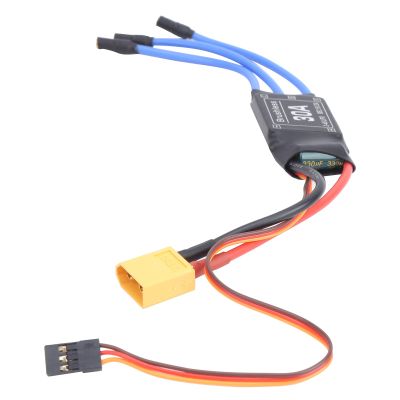 30A Brushless ESC Brushless Regulator Connector Eletronic Speed Controller Electronic Speed Regulator for RC Remote Control Drone Helicopter FPV