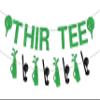 Balterever Golf 30th Birthday Party Decoration Supplies for Men Thir-tee Golf Happy Birthday Banner Bunting Golf Party Garland for Golfer Fans Sports Themed Party Decorations Supplies view 1
