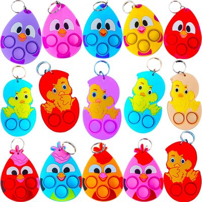 20 Packs Bulk Born Egg Mini Pop Fidget for Adult and Kids,Small Easter Party Favors and Classroom Student Gifts
